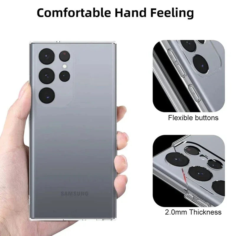 Clear Silikon Hülle für samsung