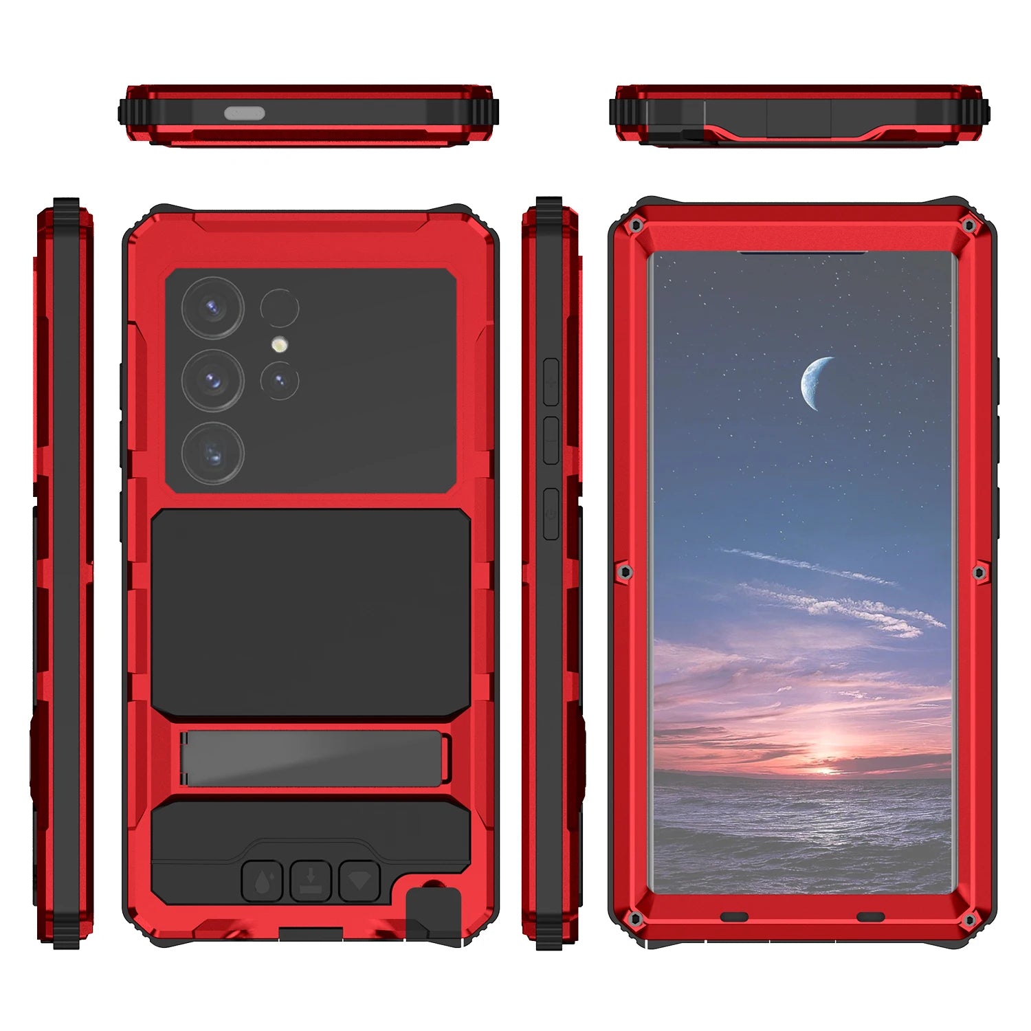 Heavy-Duty Aluminium Metall Hülle für Samsung S25 Ultra