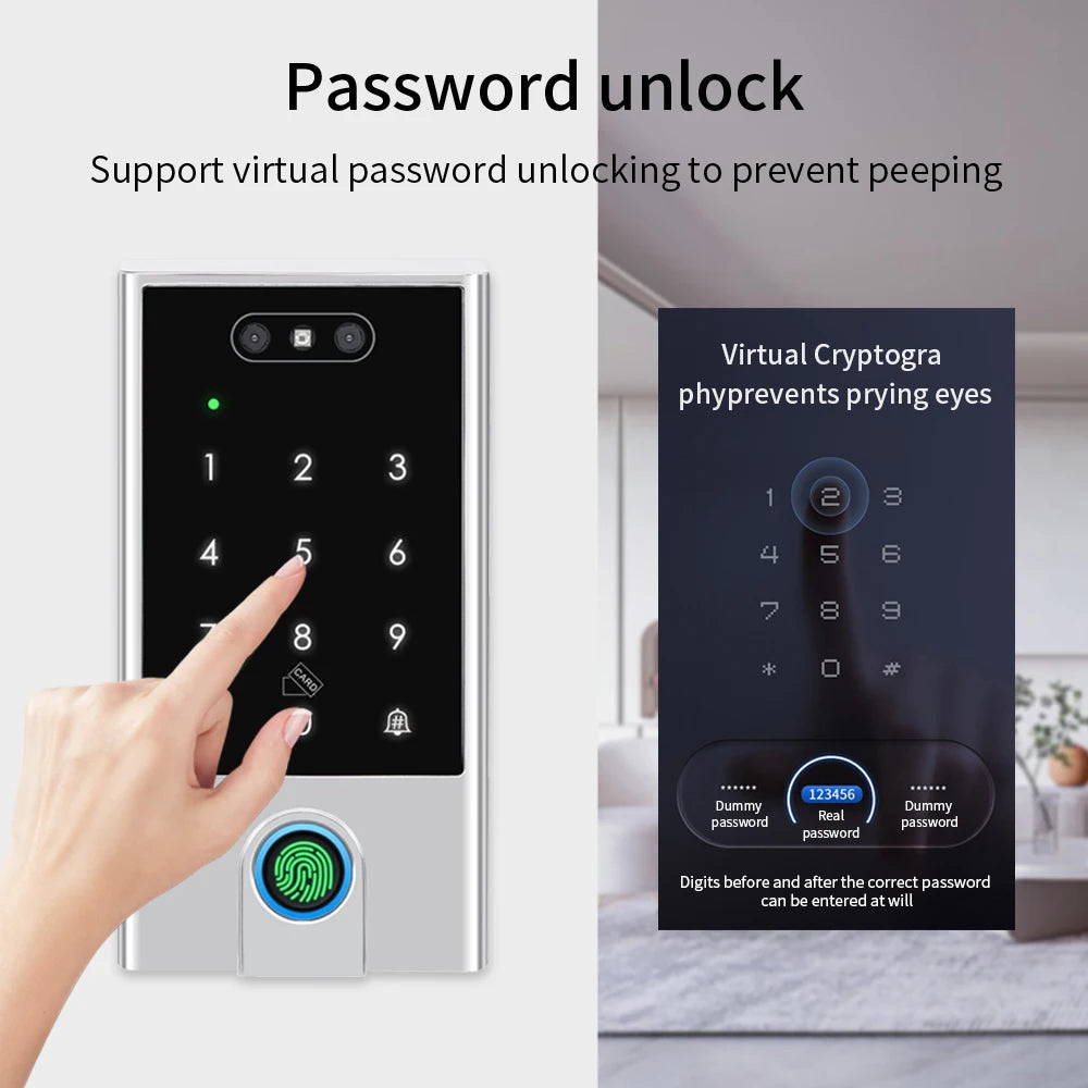 IP66 Tuya WiFi RFID Zugangskontrolle mit Gesichtserkennung
