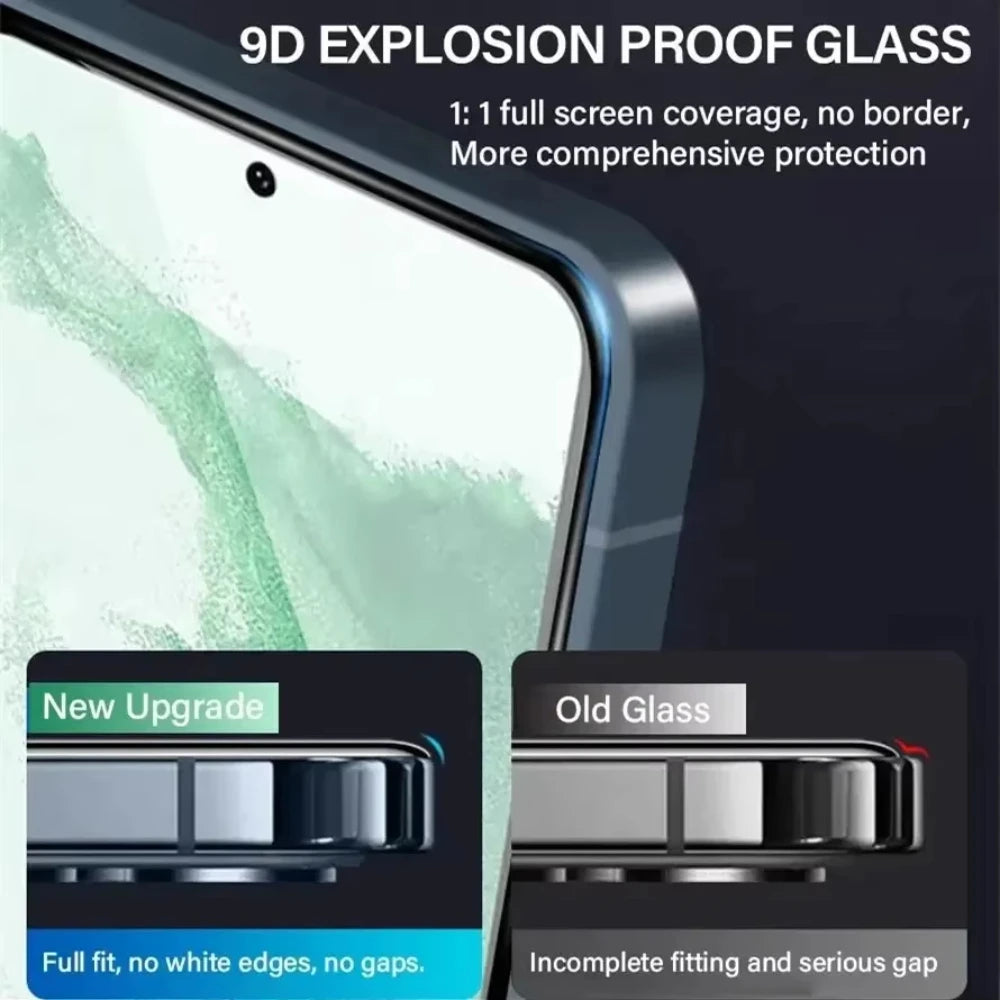 2er Set Fingerabdruck Panzerglas für Samsung