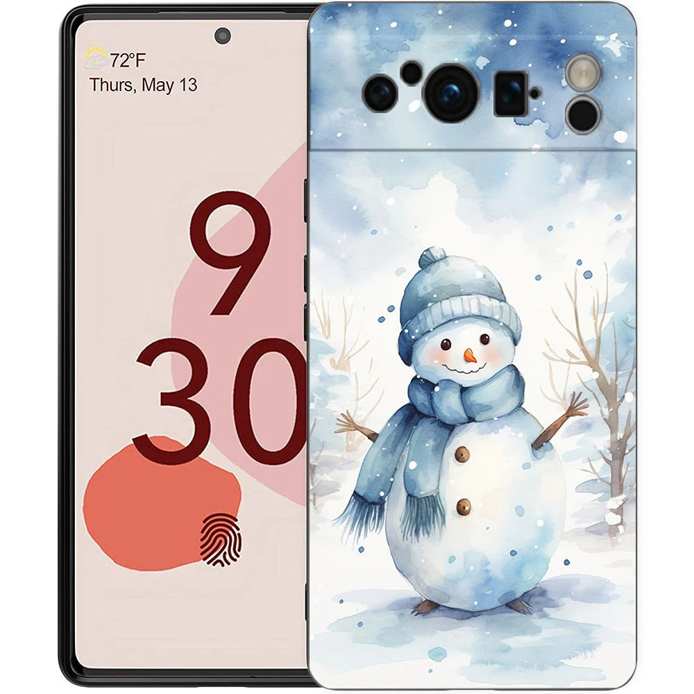 Halbummantelnde TPU Silikonhülle für Google Pixel 8 Stoßfest und Modisch