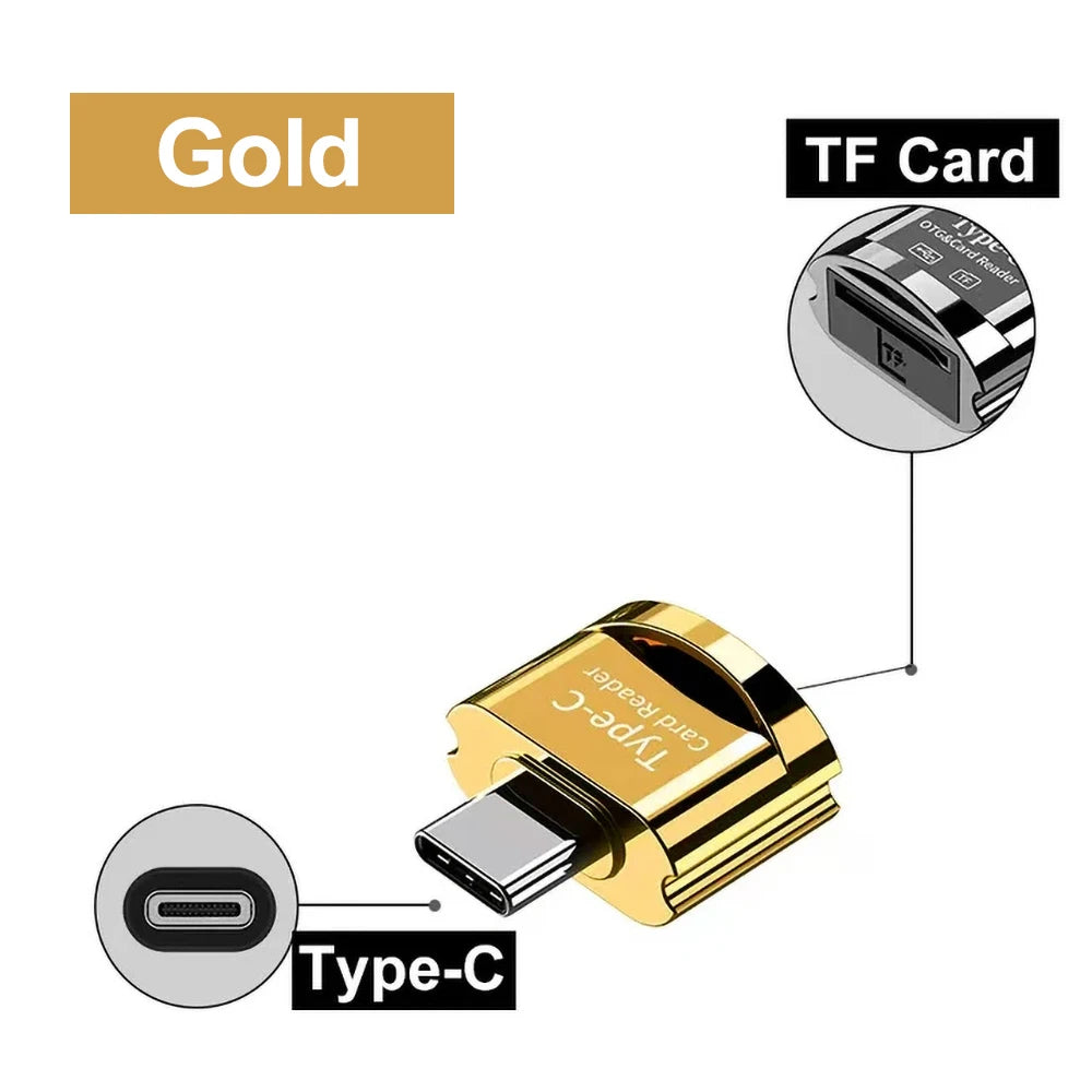 USB 3.0 Typ C Kartenleser für iPhone & Android