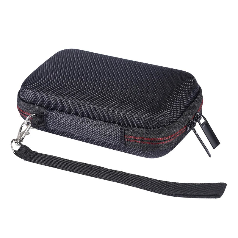 Hardcase Schutzhülle für externe SSD – Robuste Tragetasche mit Organizer für mobile Festplatten