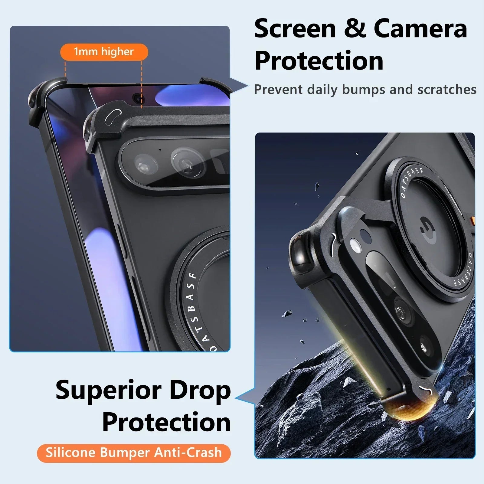 Magnetische Hülle für Google Pixel 10 mit Kickstand