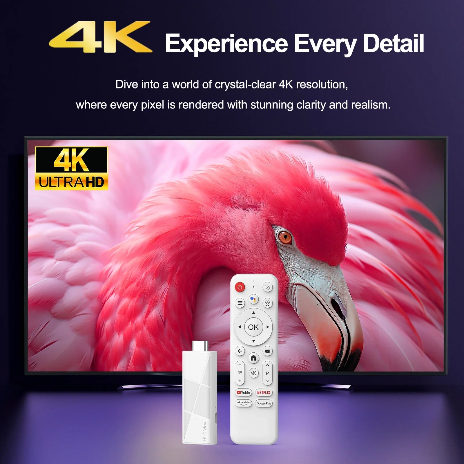 4K Android TV Stick mit WiFi 6 und schneller Performance