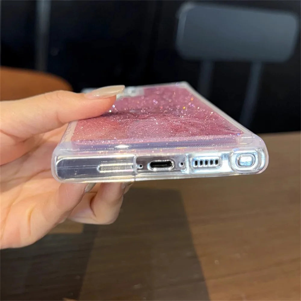 Bling Glitzer Noctilucent Hülle für Samsung S25