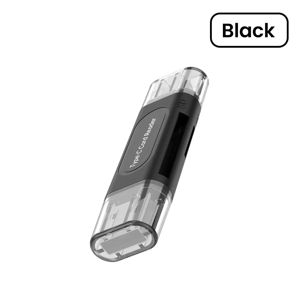 4-in-1 USB Typ-C Kartenleser für iPhone & PC