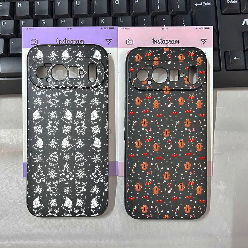 Süße Winter Schneeflocken Handyhülle für Google Pixel 10 9 8