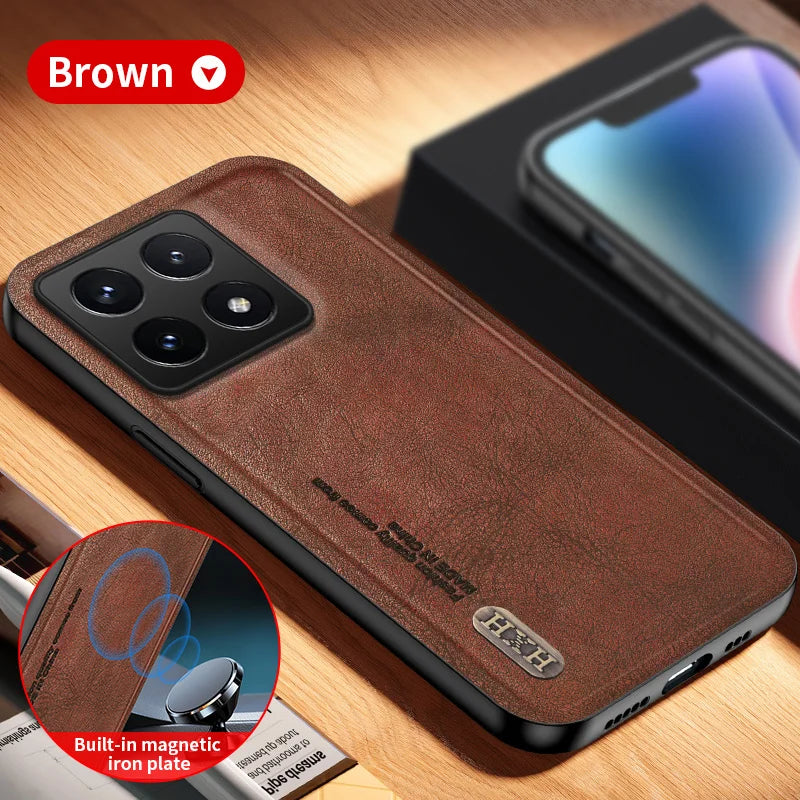 Rückseite Lederhülle Xiaomi 14T Pro