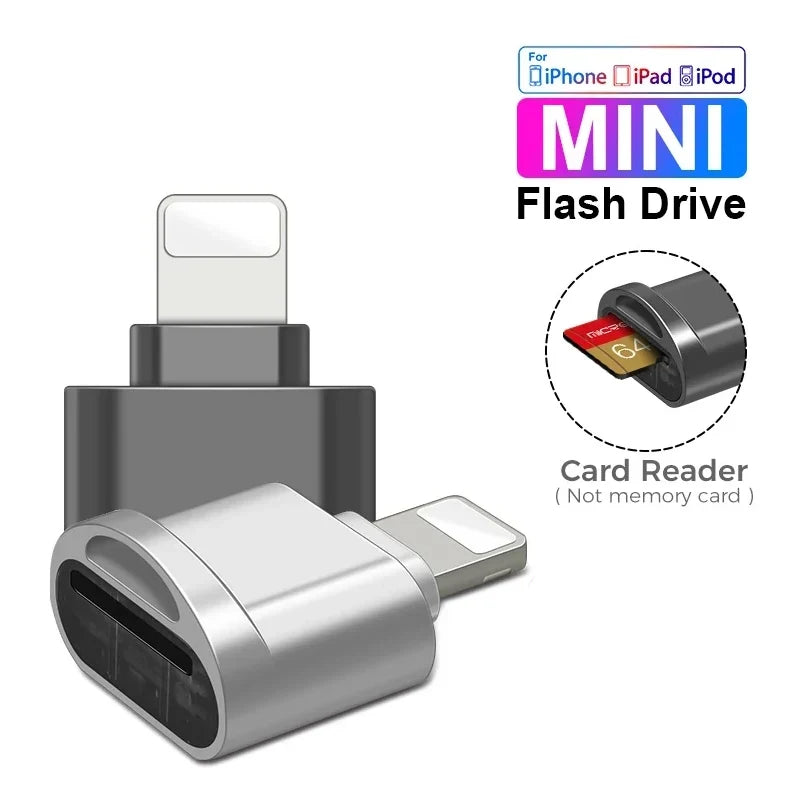 Mini USB 3.1 Lightning SD TF Kartenleser Adapter