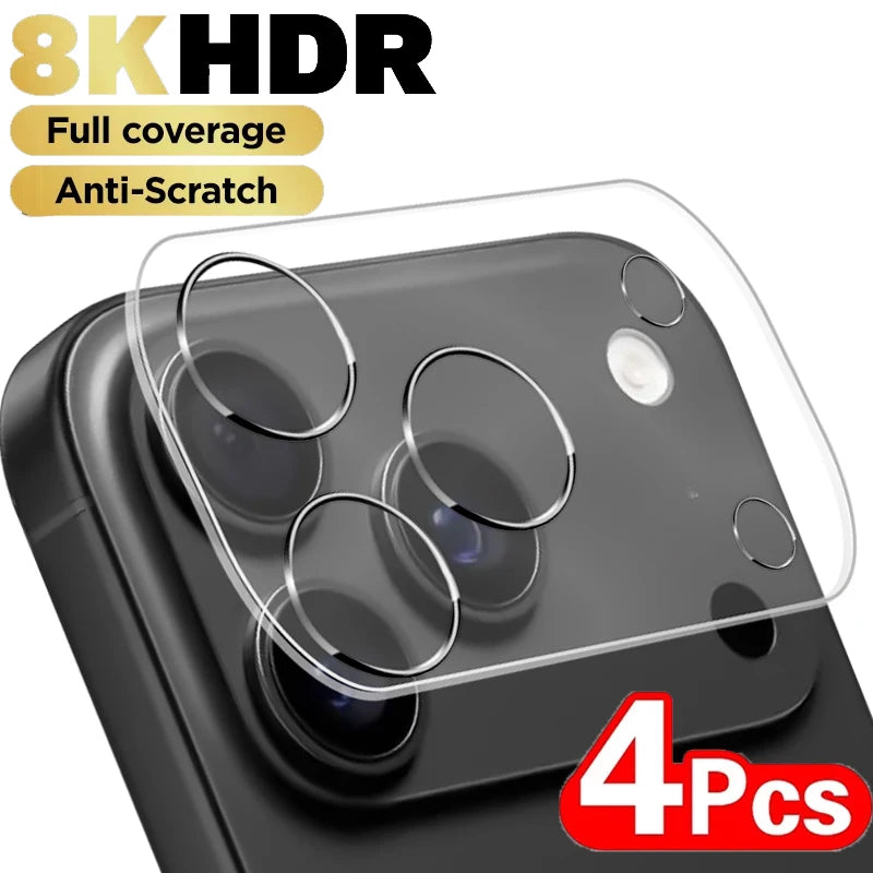 4PCS Kamera Schutz Glas für iPhone 17 Pro Max Serie