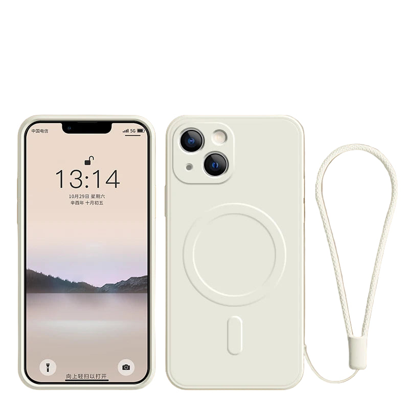 MagSafe Silikon Hülle mit Magnetladung für iPhone