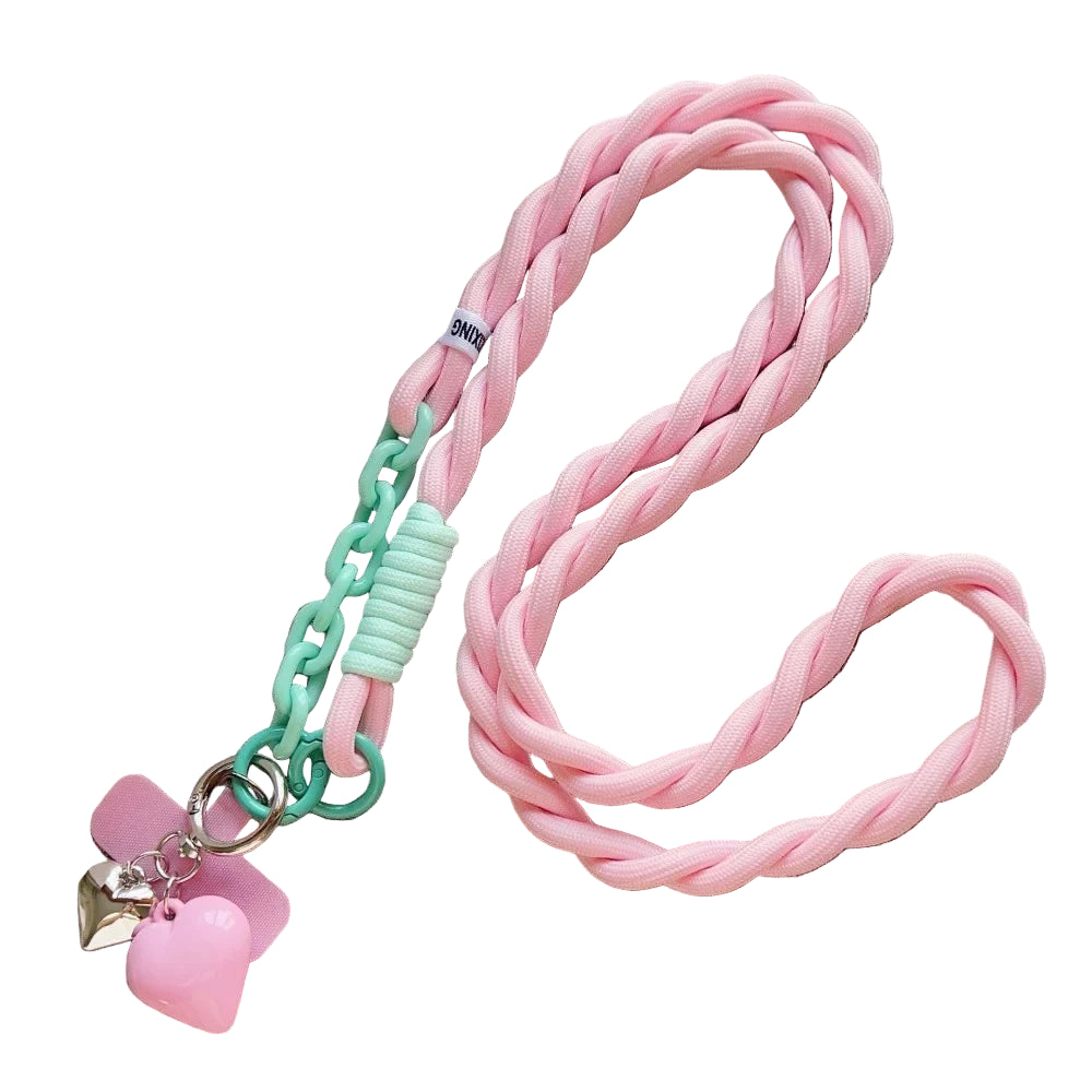 Universelles Handy-Lanyard mit Herz Anhänger Damen