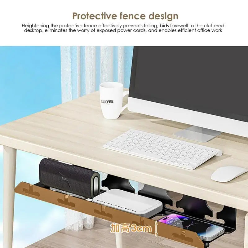 Kabelmanagement-Tablett für Schreibtisch & Büro