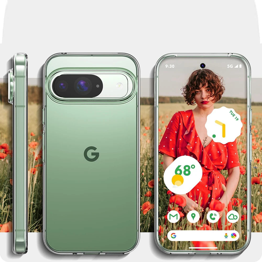 Ultra-dünne transparente Hülle für Google Pixel 9