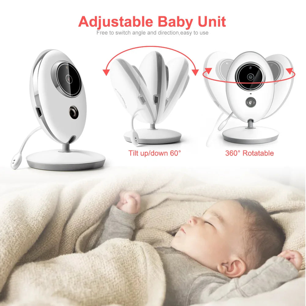 Kabelloser Baby Monitor LCD mit Musik Intercom