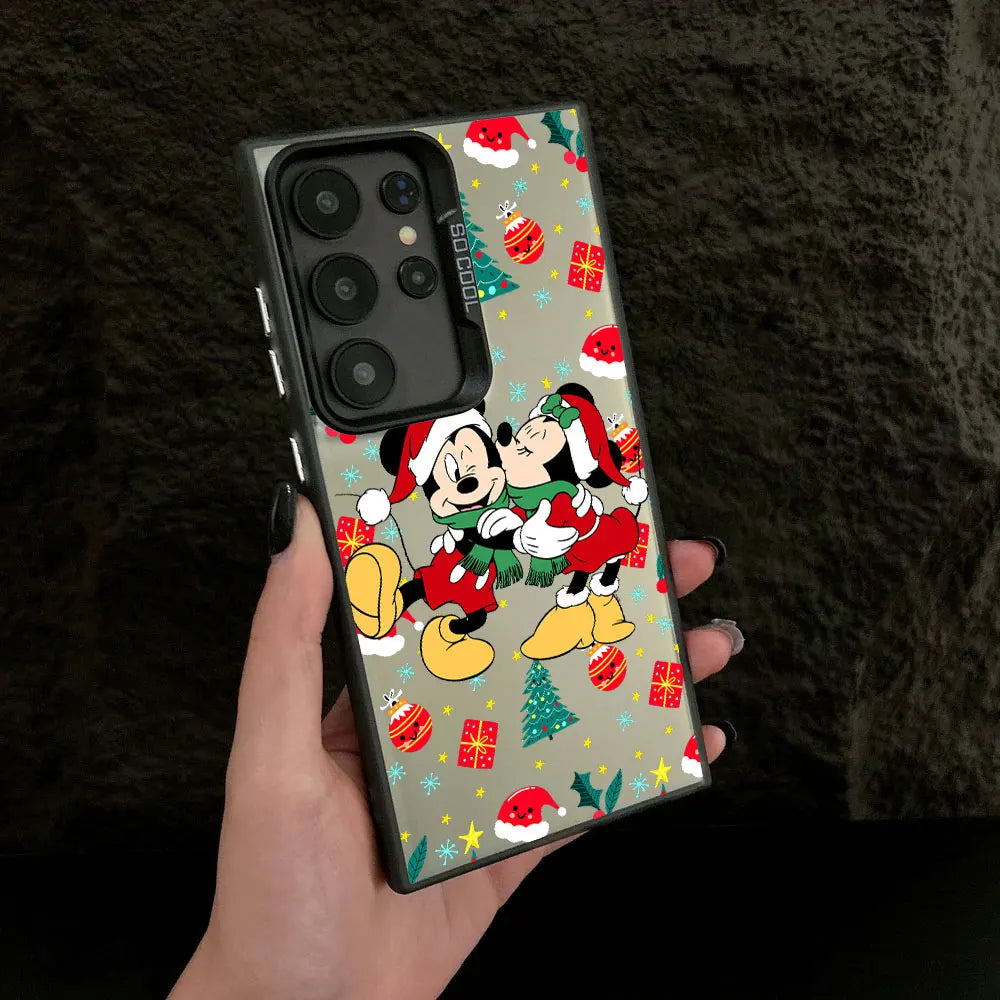 Mickey Minnie Weihnachts Handyhülle für Samsung S25