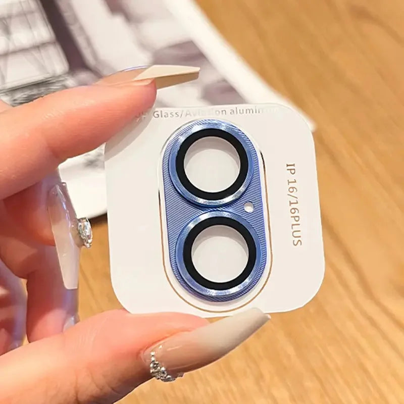 Metal camera glass protector for iPhone 17