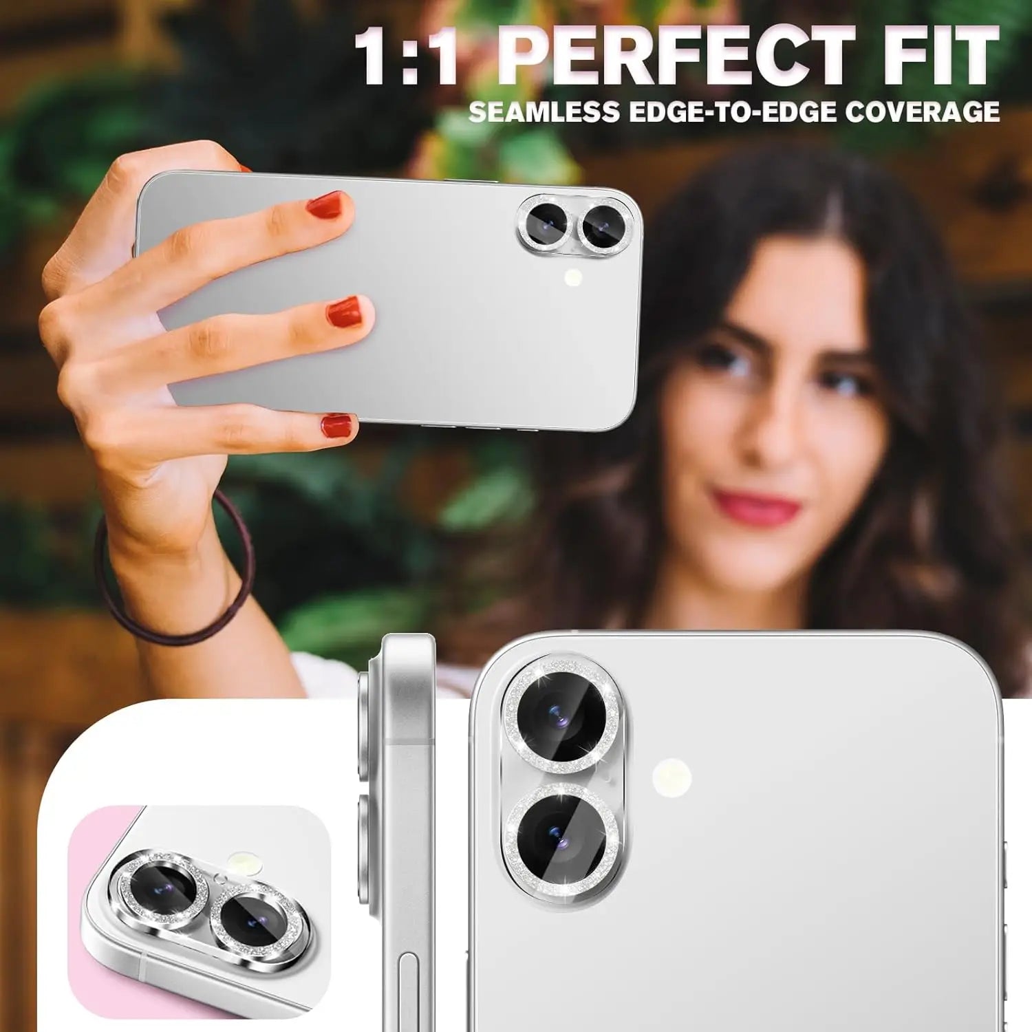 Glänzende Kameraobjektiv-Abdeckung für iPhone 17 Serie