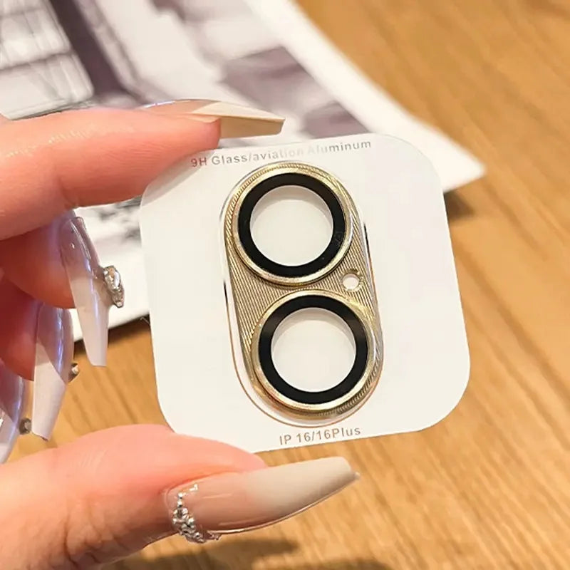 Metal camera glass protector for iPhone 17