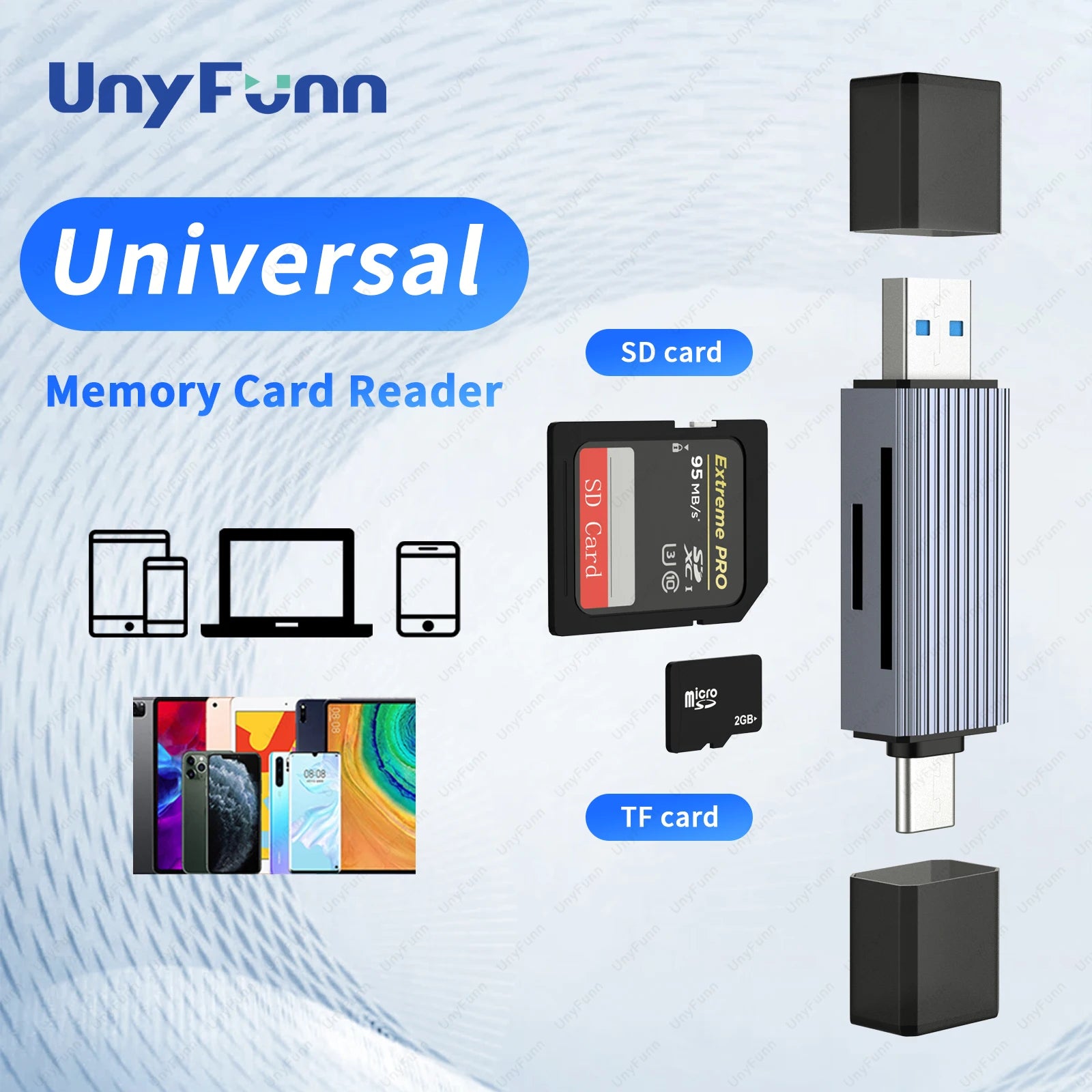 Universeller SD TF Kartenleser USB-C USB-A Adapter