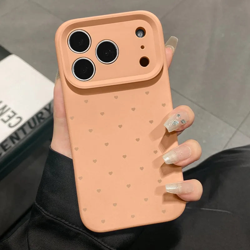 Niedliche Herz Candy Case für iPhone 17