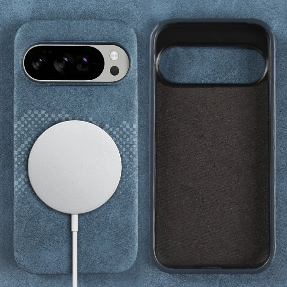 Premium Leder Magsafe Hülle für Google Pixel 10