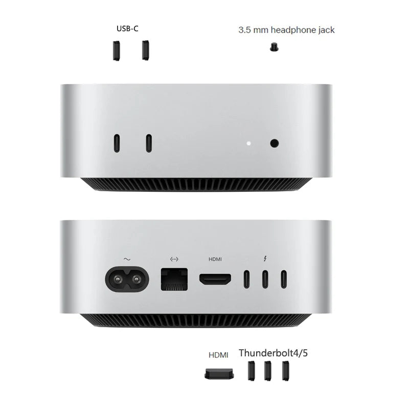 Staubschutz-Stecker für Mac Mini M4 Pro