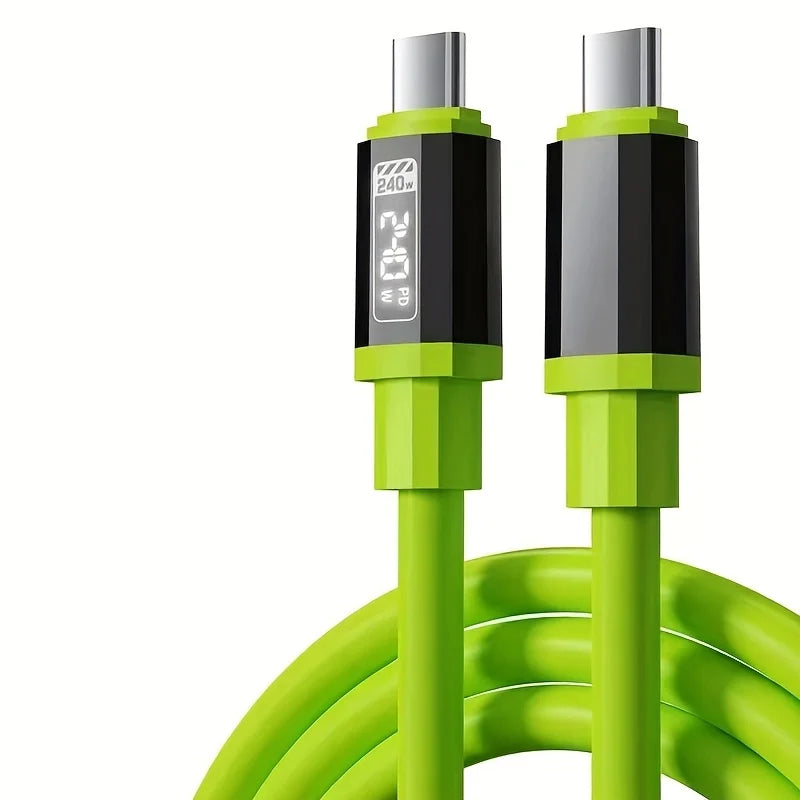 USB-C auf USB-C Kabel 240W mit Display