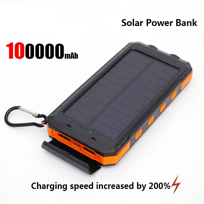 Solar Powerbank 200000mAh Schnellladegerät