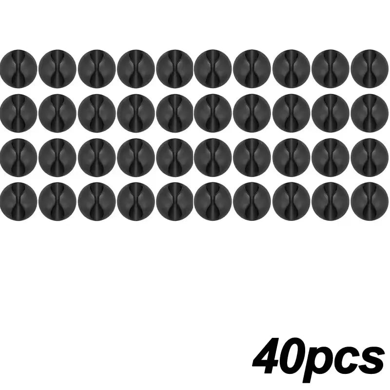 Mini Kabel Organizer Clips 5/50 Stück für Schreibtisch