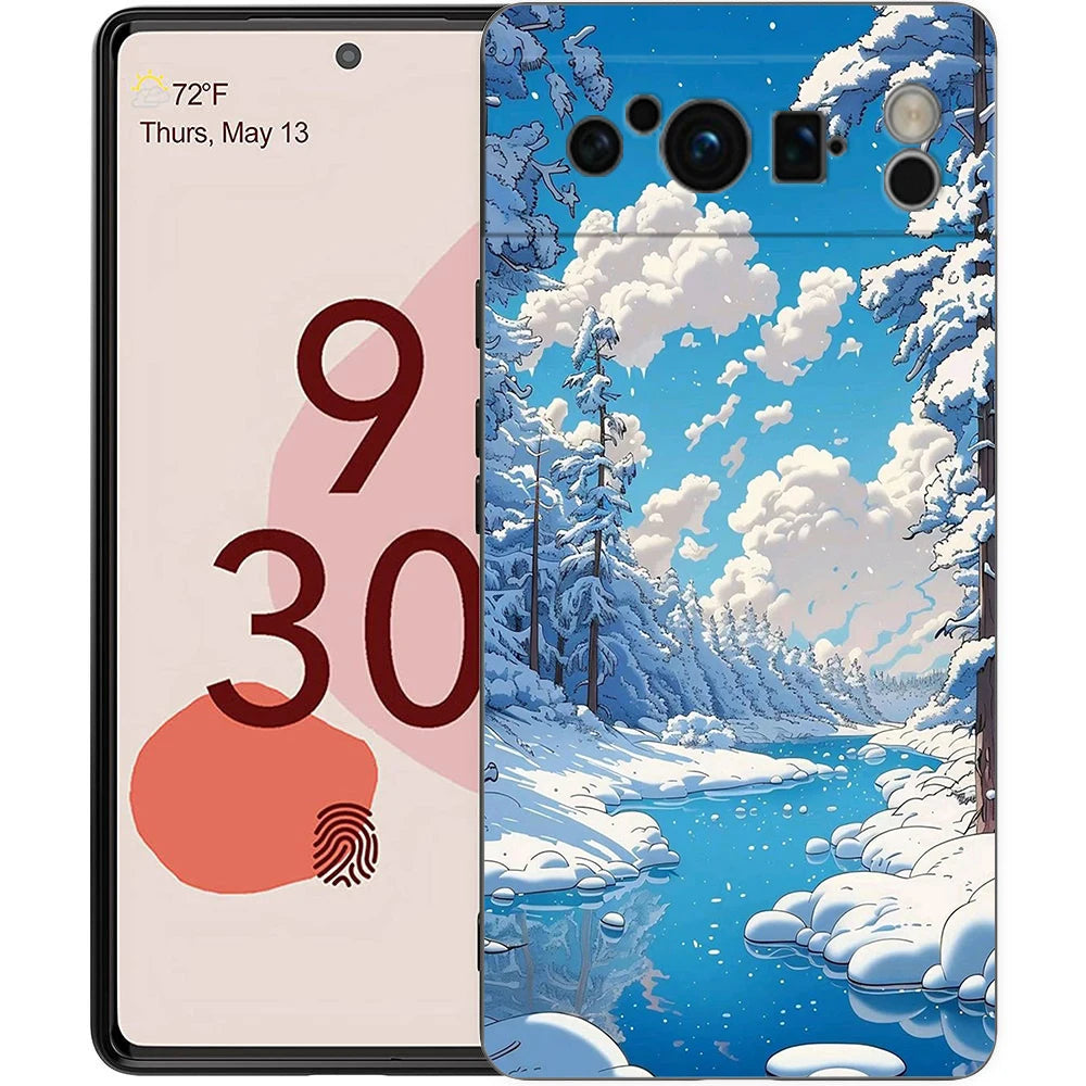 Winter TPU Hülle für Google Pixel 7, 8 & 9