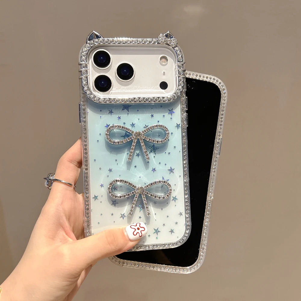 3D Cat Ears Case for iPhone 17 Series