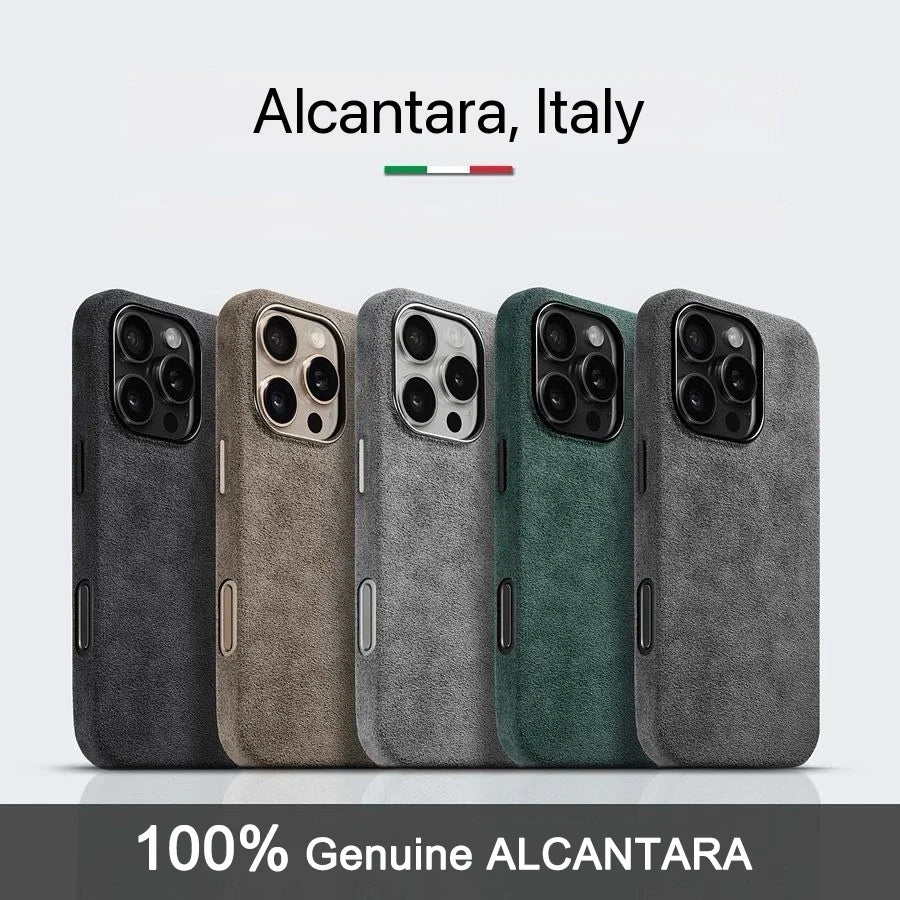Alcantara Hülle für iPhone 17 Pro Max mit MagSafe