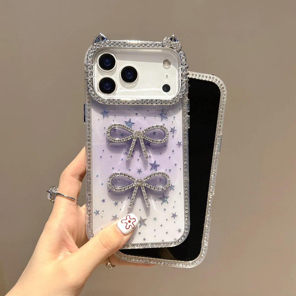 3D Cat Ears Case for iPhone 17 Series