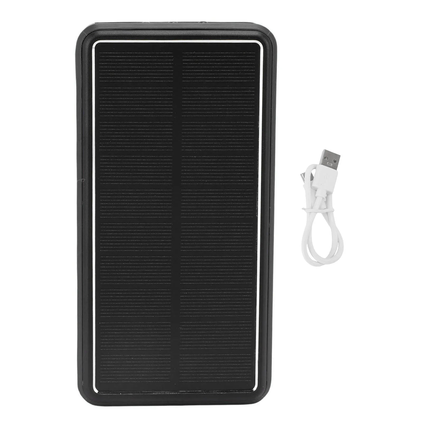 Solar Powerbank 50000 mAh mit LED & USB-Alu-Case