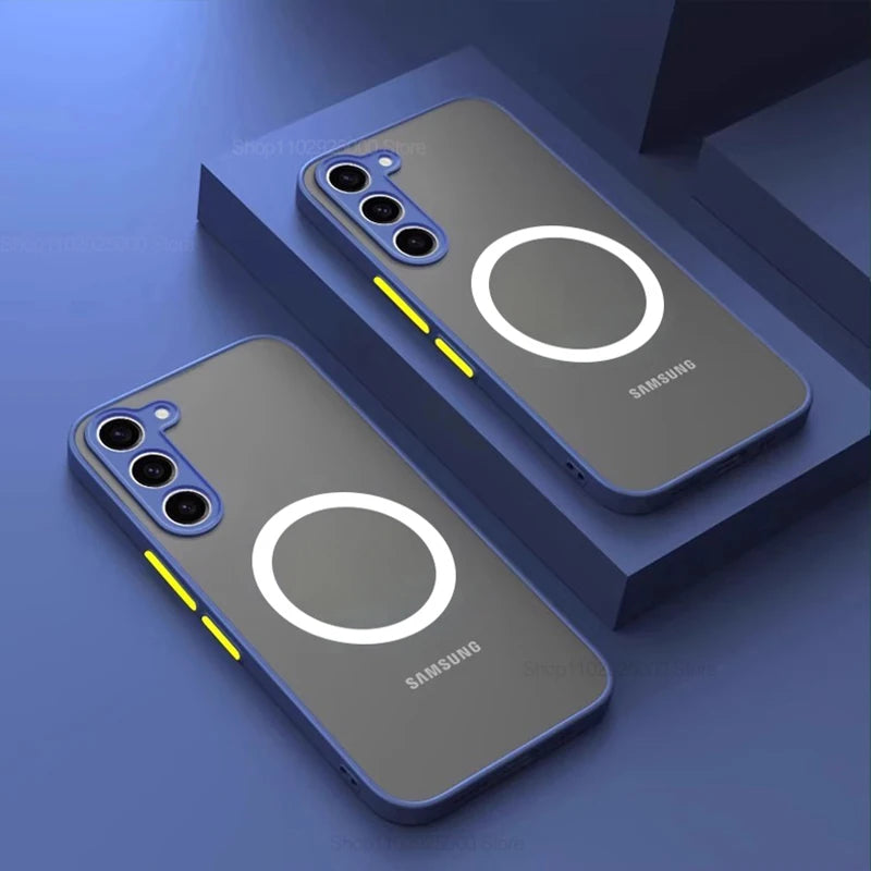 Magnetische Armor-Hülle für Galaxy S25 S24 Ultra