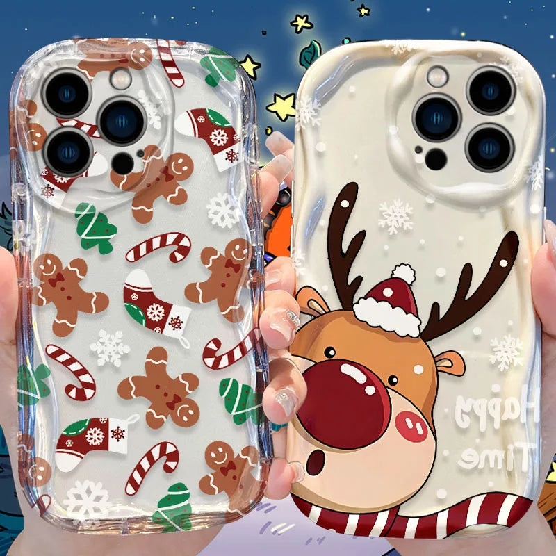 Weihnachts Silikonhülle für iPhone 16 Pro Max