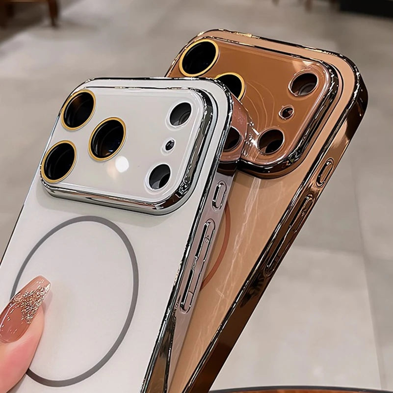 Magnetische Matte Magsafe Hülle mit Kamera Schutz