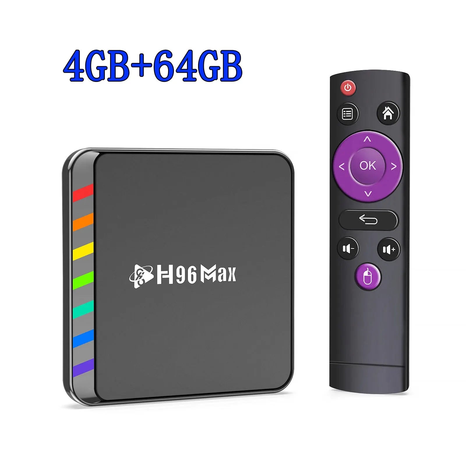 4K Smart TV Box Android 11 with WiFi6 &amp; Quad Core