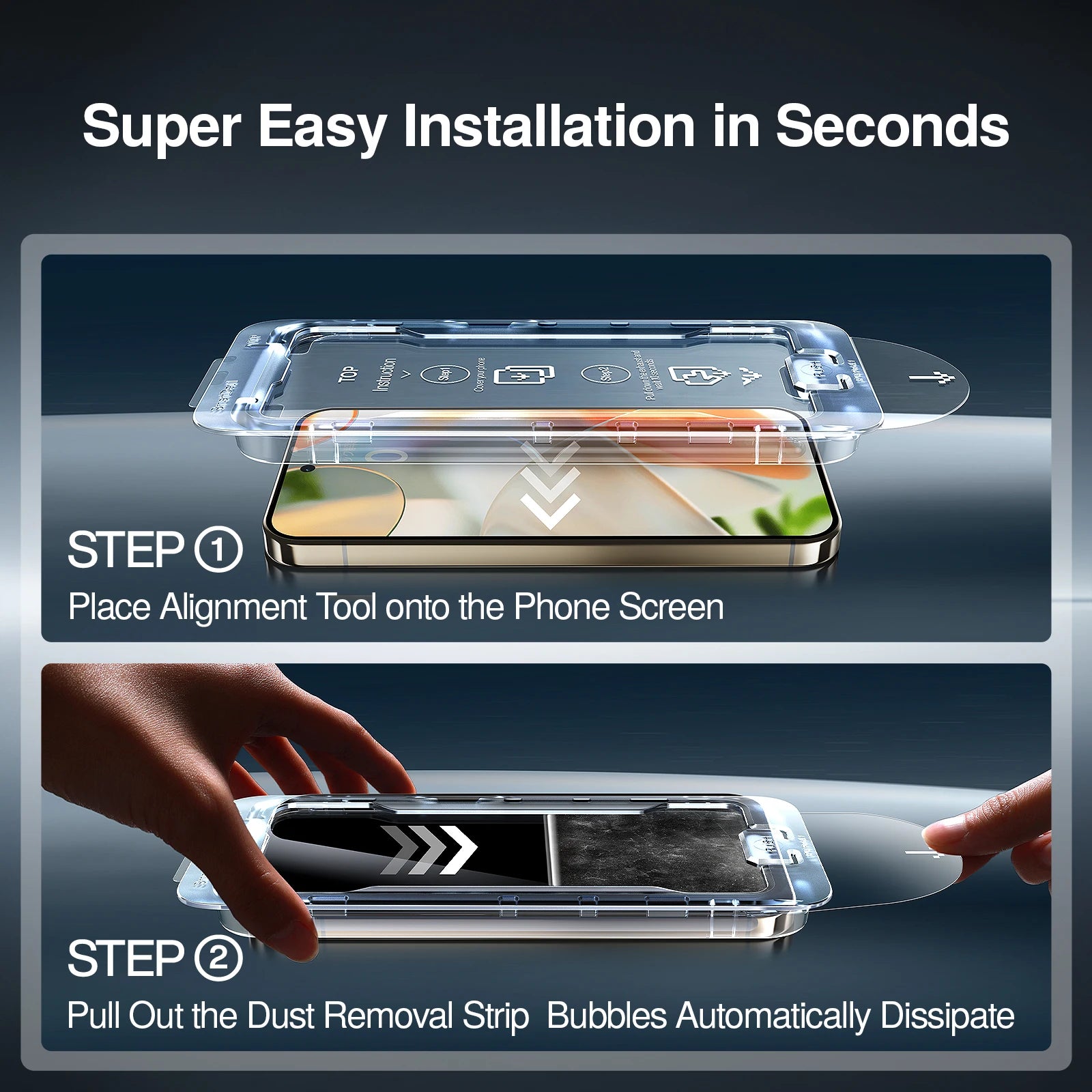 3-pack of tempered glass screen protectors for Google Pixel 9 Pro XL