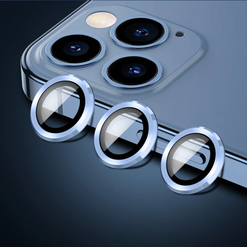 Metall-Ring Kameraobjektivschutz für iPhone 11–15 Pro Max