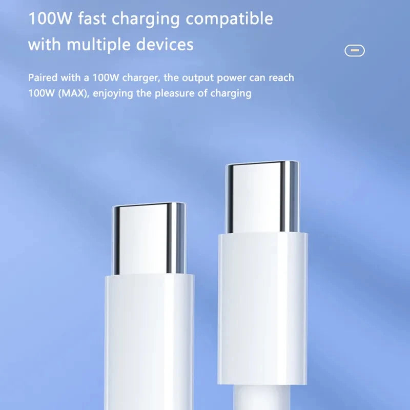 USB-C auf USB-C Schnellladekabel 100W