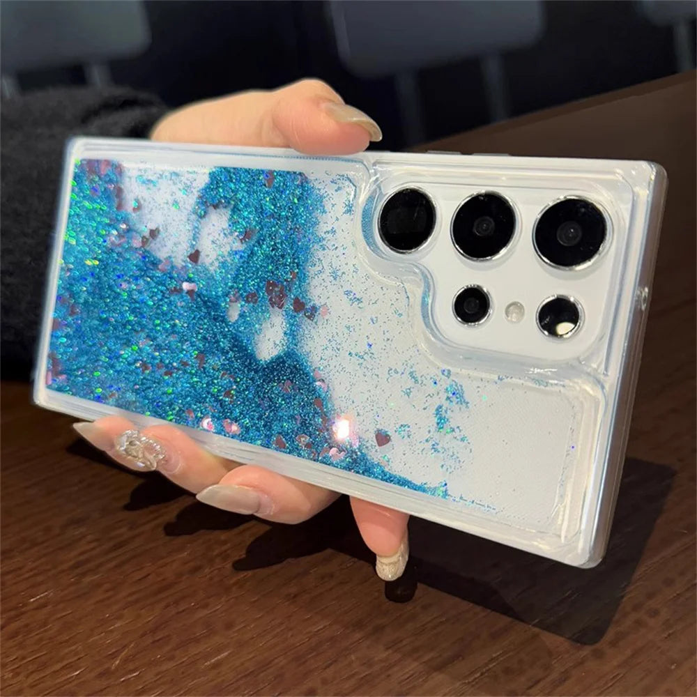 Bling Glitzer Noctilucent Hülle für Samsung S25