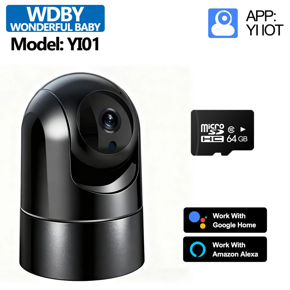 4MP 5G WLAN Baby Kamera mit Auto-Tracking & Audio