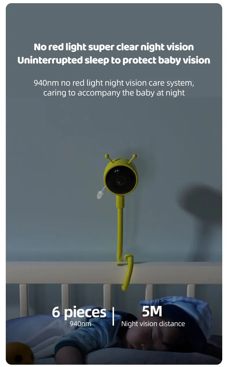 C11 Smart Baby Monitor HD Kamera mit Musikfunktion