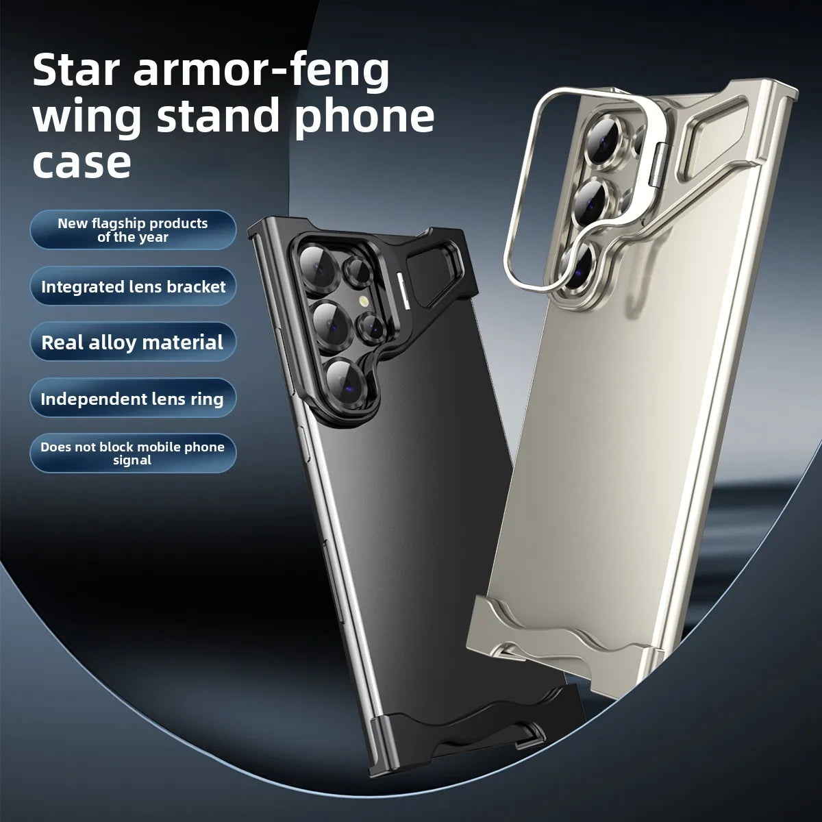 Metallrahmen Stoßstange Hülle für Samsung Galaxy