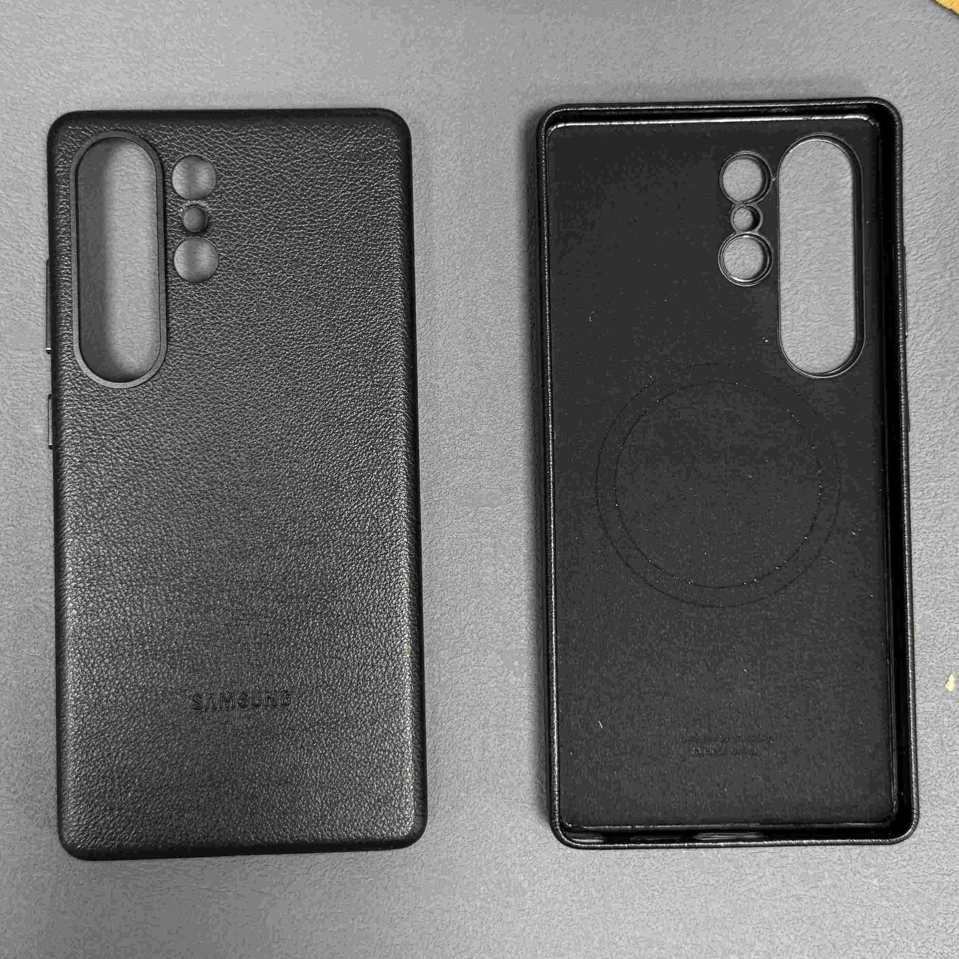 Premium Lederhülle für Samsung S25 Ultra Magnetisch